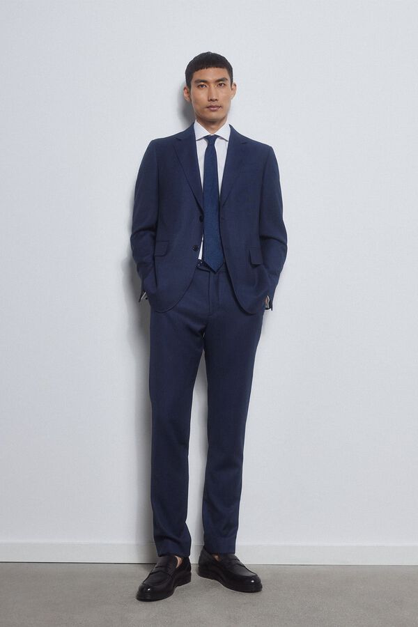 Pedro del Hierro camisa gémeos lisa non iron + antimanchas Branco