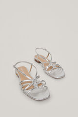 Pedro del Hierro Sandalia cangrejera de piel Gris