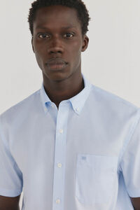 Pedro del Hierro Camisa de manga curta que n&atilde;o precisa passar