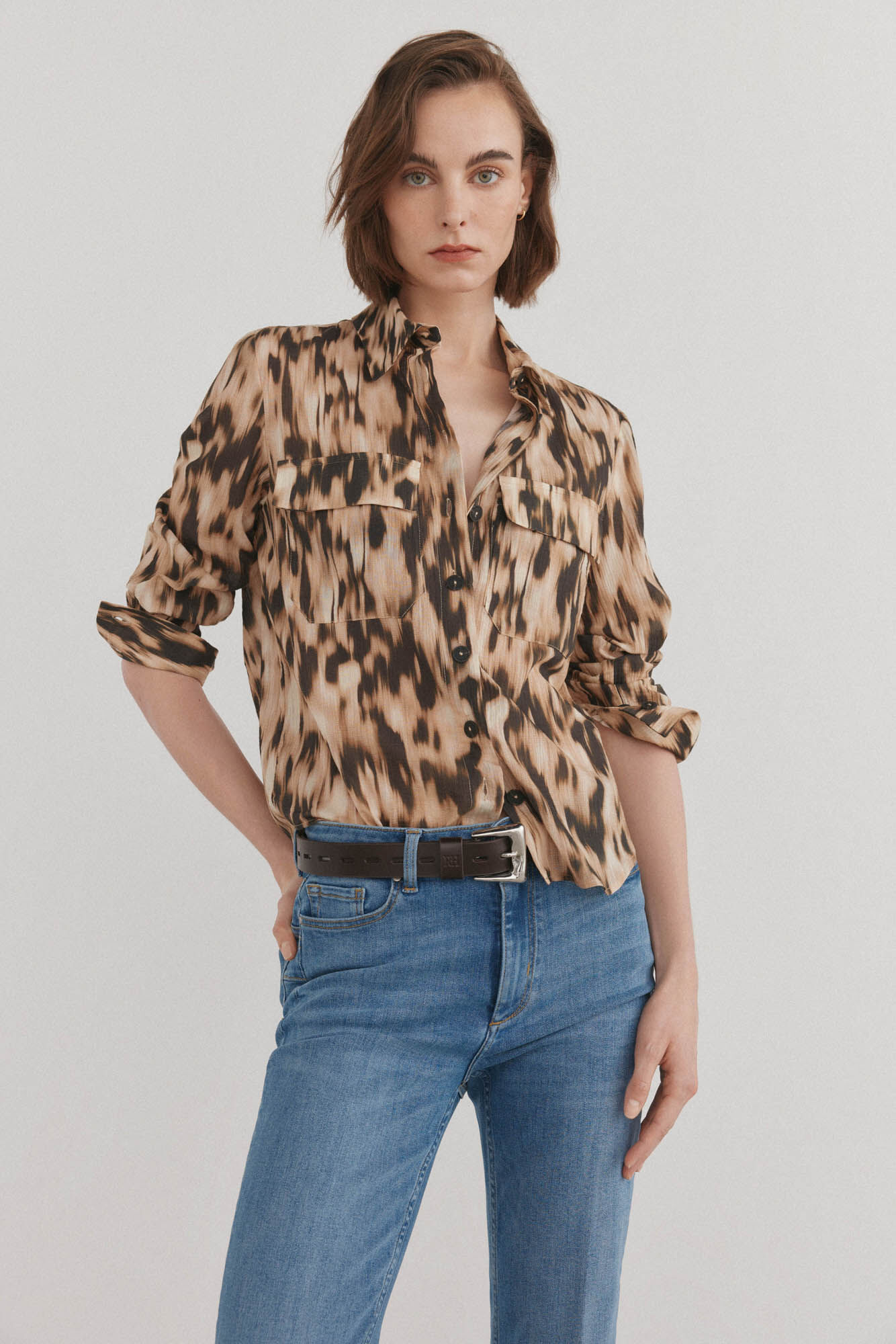 Pedro del Hierro Camisa cuello solapa