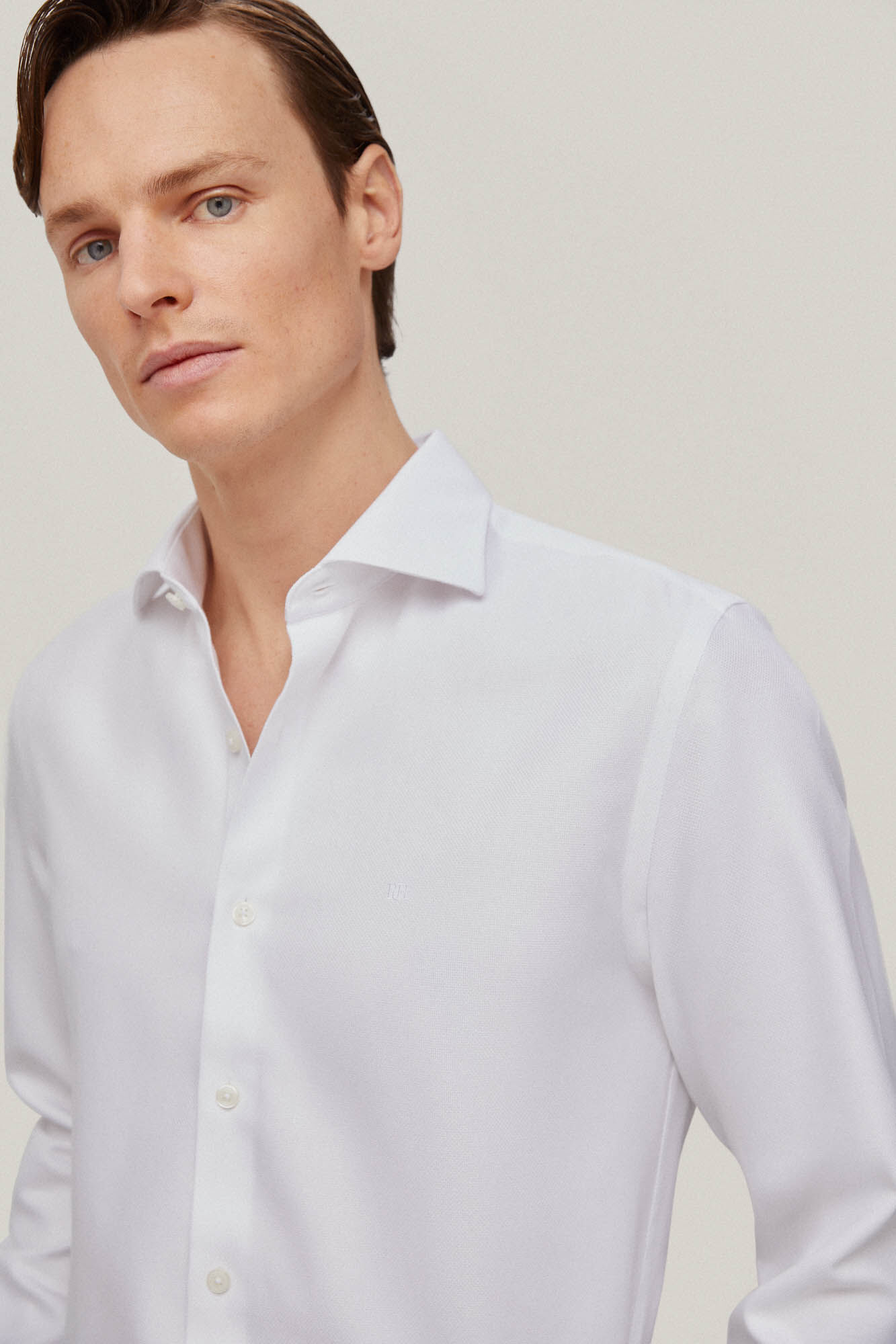 Pedro del Hierro Camisa vestir estructura lisa non iron + antimanchas