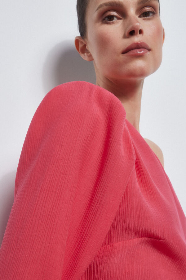 TFP by Tamara Falc&oacute; Top asim&eacute;trico Morado