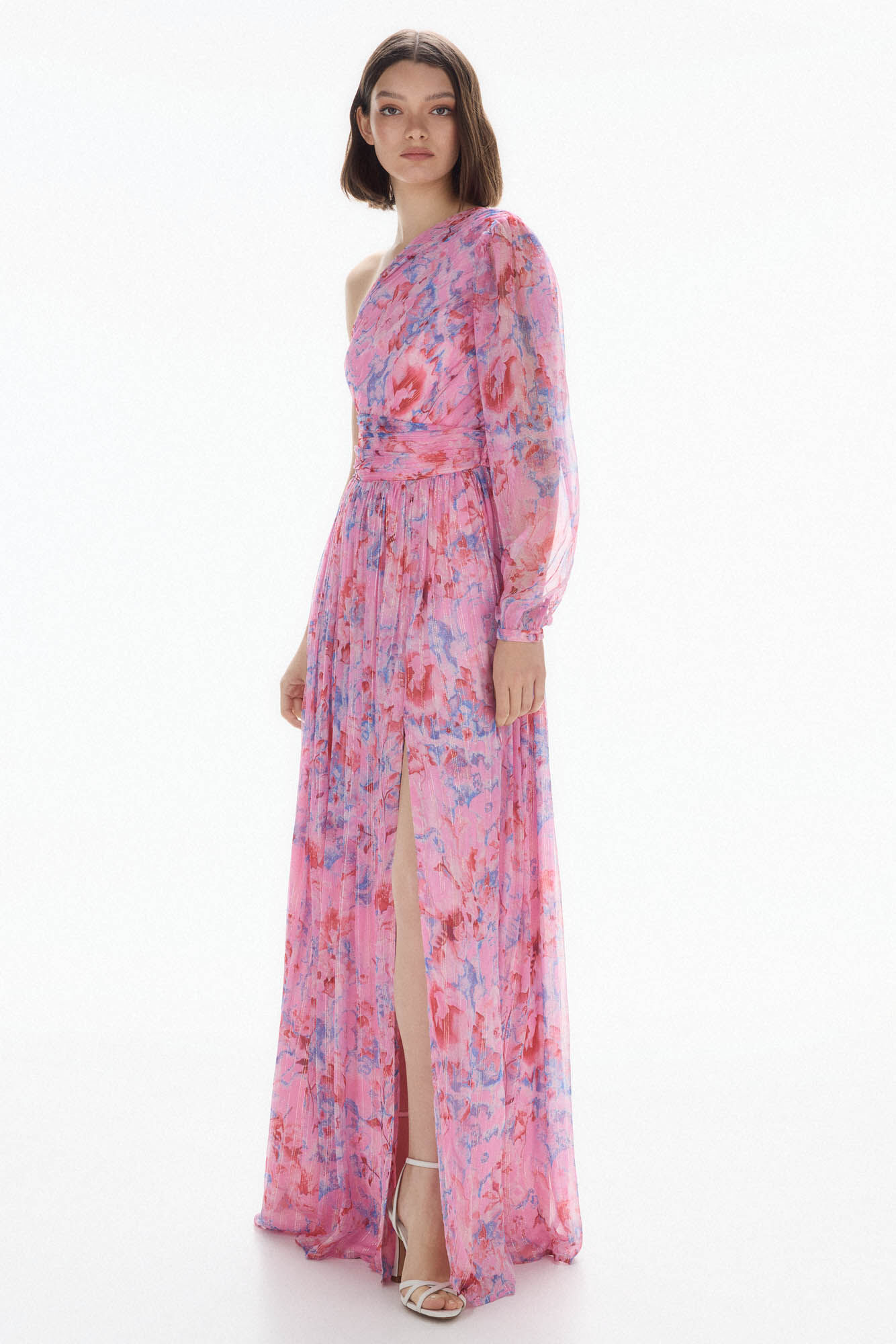 TFP by Tamara Falc&oacute; Vestido asimetrico estampado