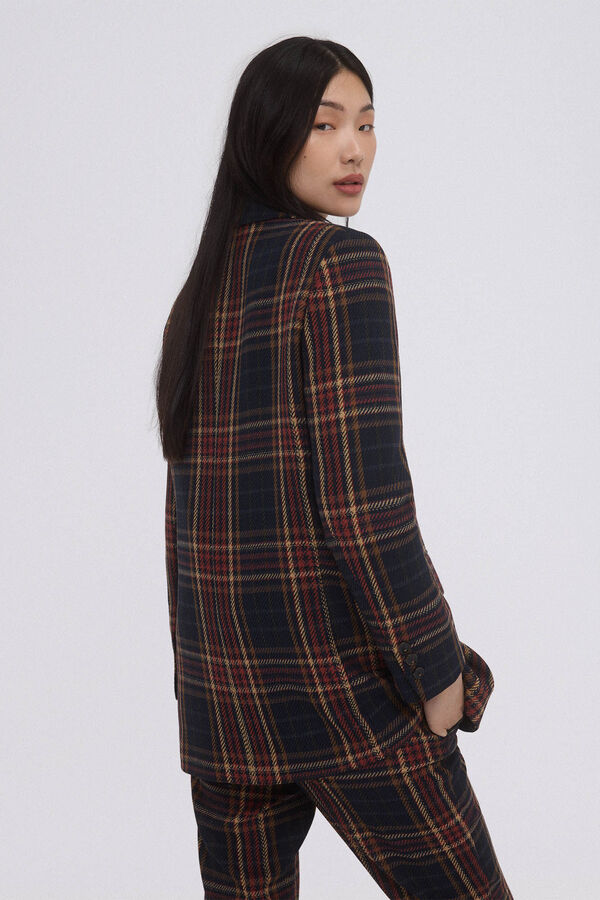 Pedro del Hierro Blazer traje cuadros Azul