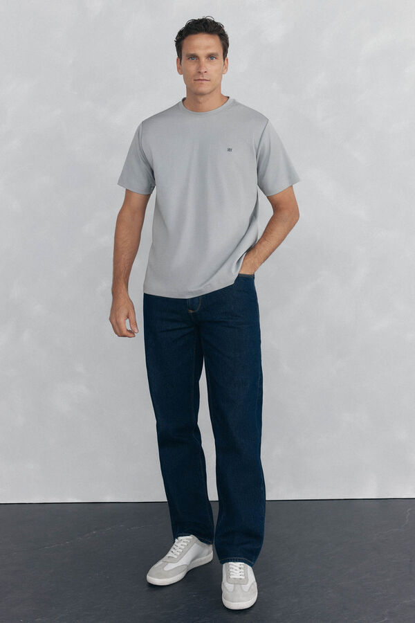 Pedro del Hierro Camiseta mercerizada Gris