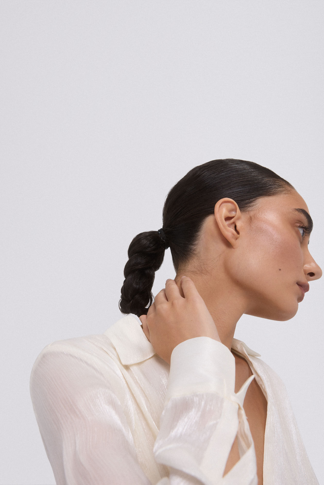 Pedro del Hierro Camisa envolvente fluida com estampado fantasia