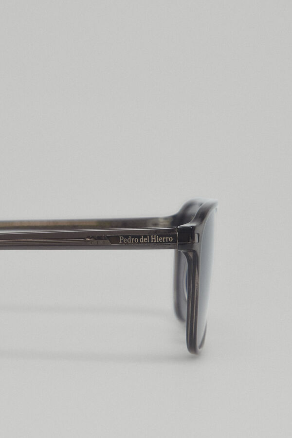 Pedro del Hierro Gafas pasta doble puente Gris