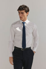 Pedro del Hierro Camisa social lisa que n&atilde;o pode ser passada a ferro + resistente a manchas Branco