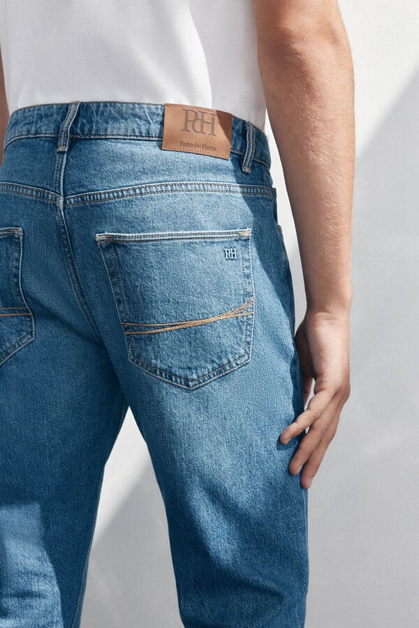 Pedro del Hierro Pantalón vaquero slim fit Azul