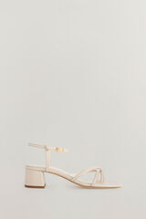 Pedro del Hierro Sandalia tac&oacute;n medio Blanco