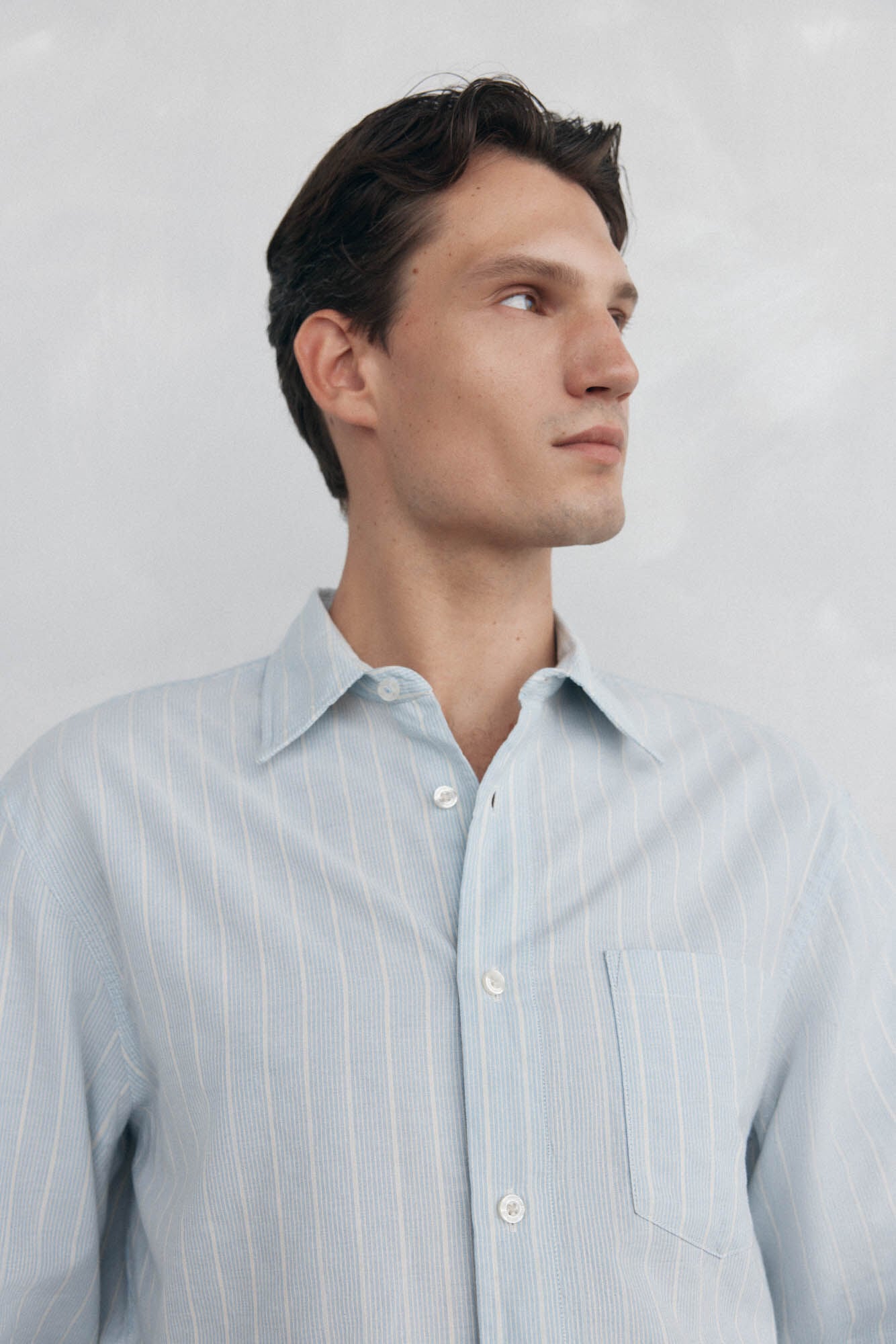 Pedro del Hierro Camisa riscas  