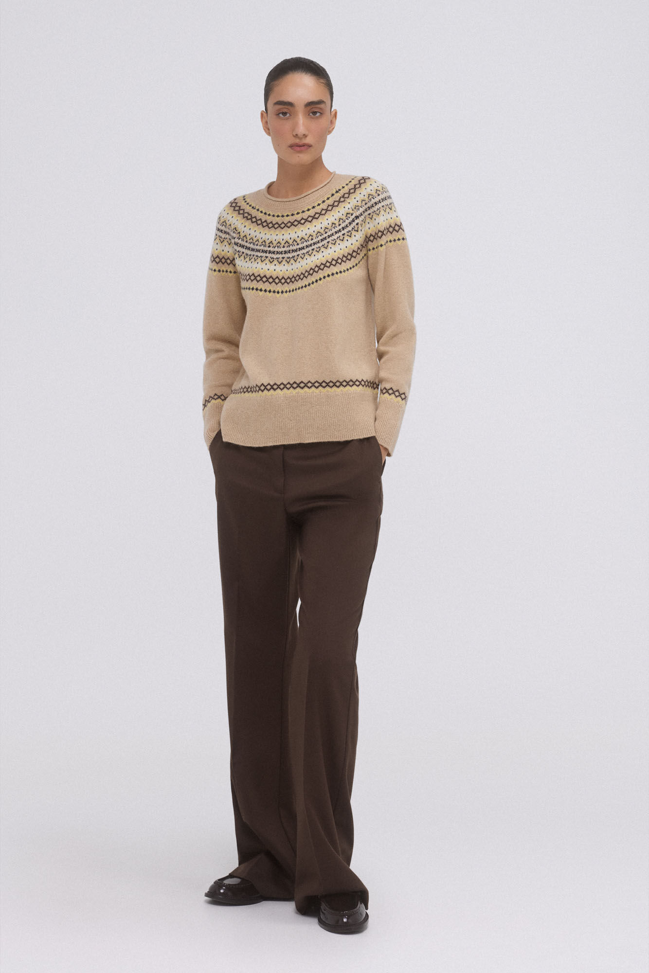 Pedro del Hierro Jersey jacquard greca