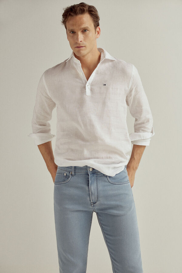 Pedro del Hierro Pantal&oacute;n vaquero slim fit Azul