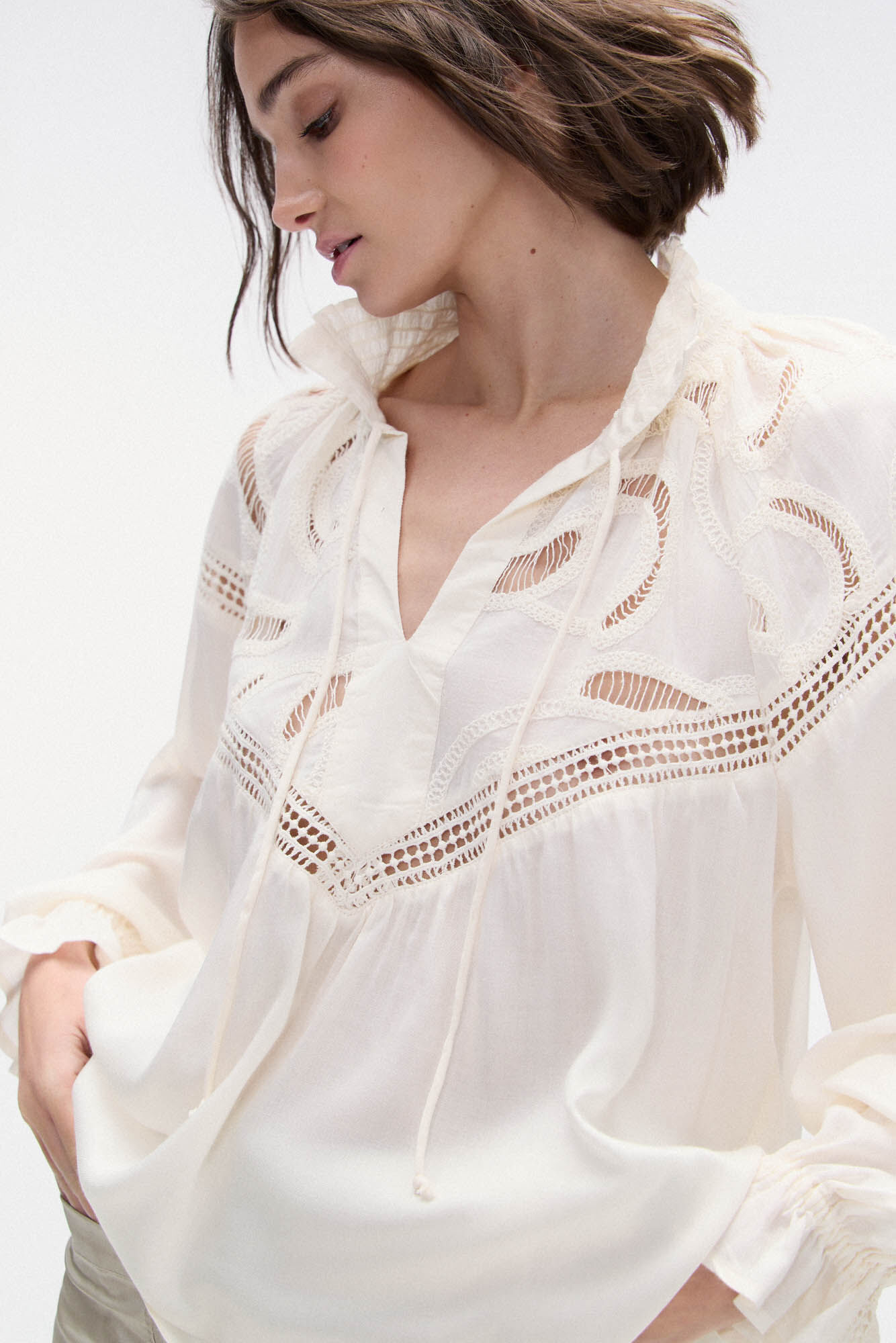 TFP by Tamara Falc&oacute; Blusa bordada