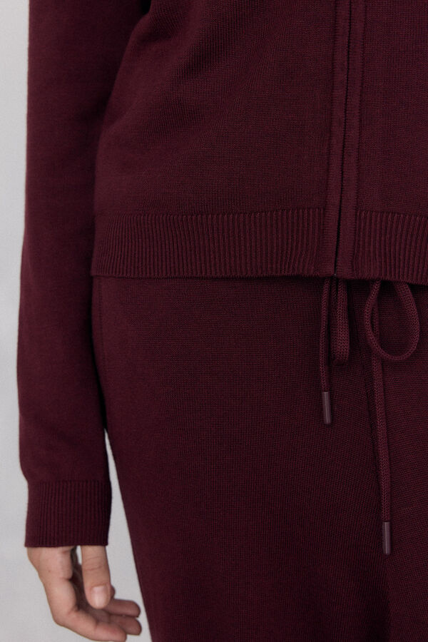 Pedro del Hierro capuz com malha para atividades f&iacute;sicas Bordeaux