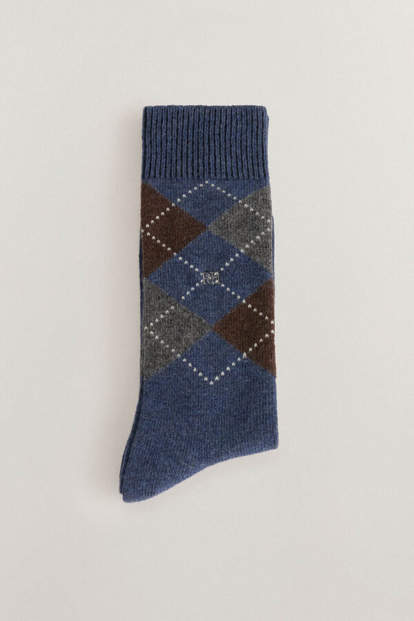 Pedro del Hierro Calcet&iacute;n rombos Azul