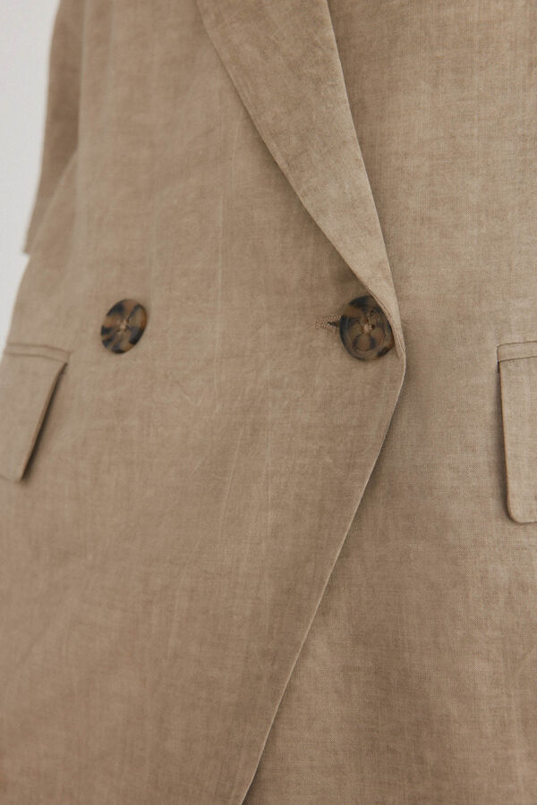 Pedro del Hierro Jaqueta cruzada de manga curta Verde