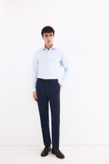 Pedro del Hierro Pantal&oacute;n estructura stretch Azul