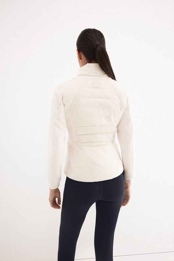 Pedro del Hierro Parka combinada cintada Beige