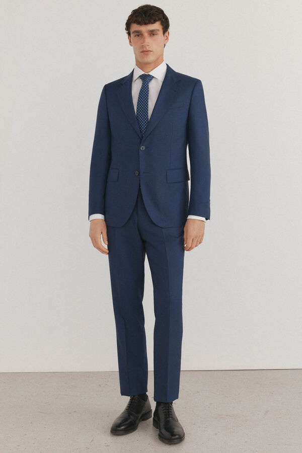 Pedro del Hierro Camisa lisa sem ferro + abotoaduras resistentes a manchas Branco