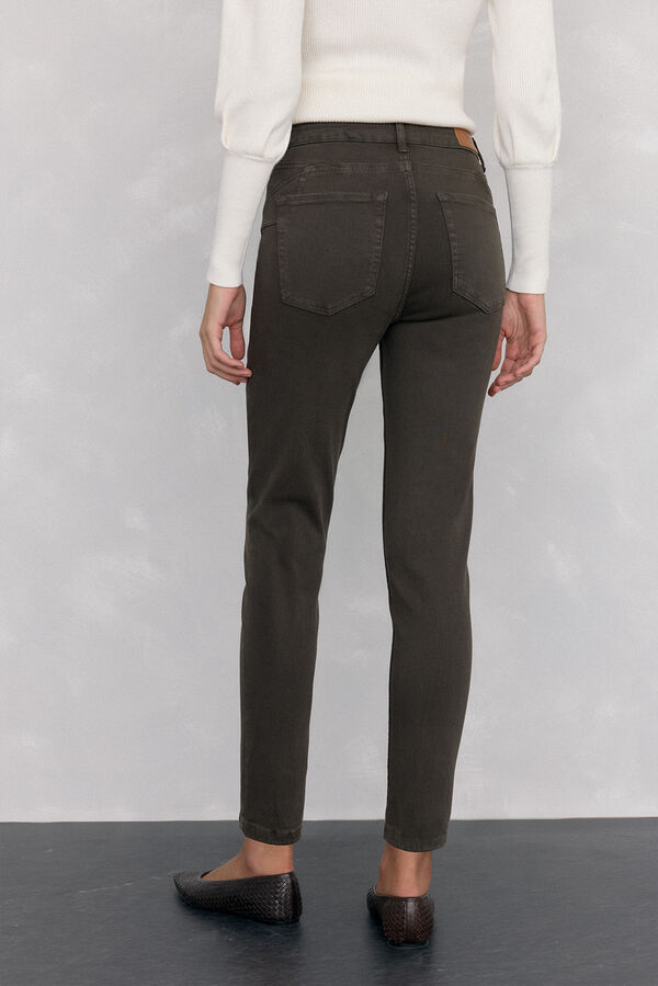 Pedro del Hierro empurrar jeans Verde
