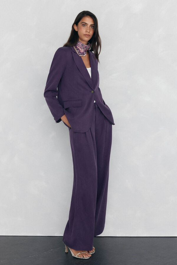 Pedro del Hierro Blazer regular fit morada Morado