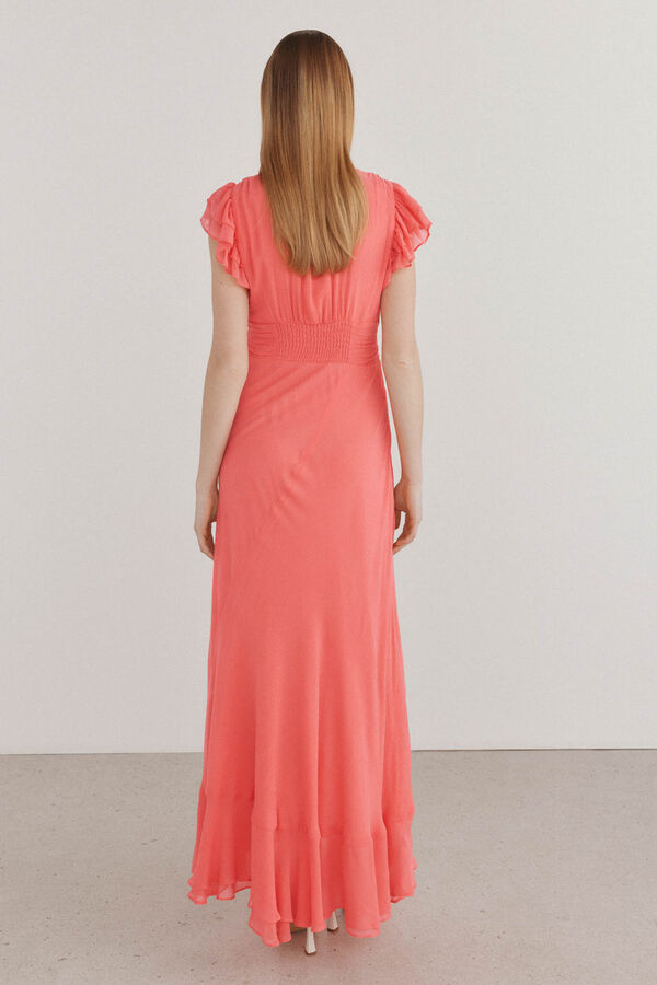 Pedro del Hierro Vestido con volantes Rojo