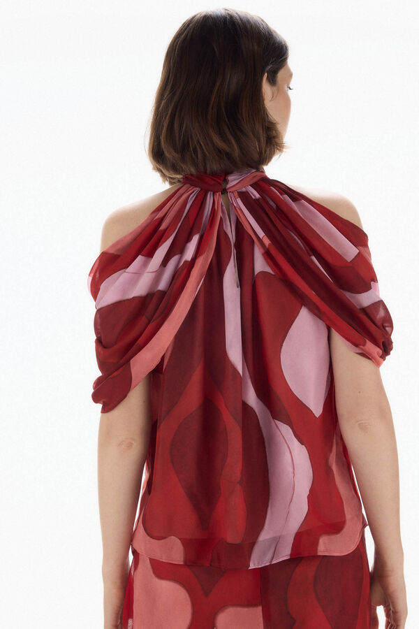 TFP by Tamara Falcó Top halter estampado Varios