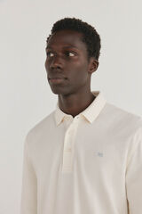 Pedro del Hierro Polo b&aacute;sico manga larga Crudo