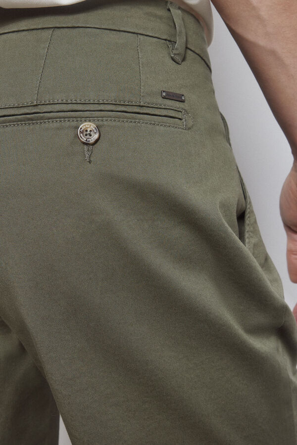 Pedro del Hierro Cal&ccedil;as bermuda chino premium flex  Verde