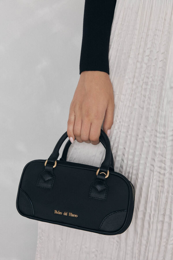 Pedro del Hierro Jersey canal&eacute; manga abullonada Negro