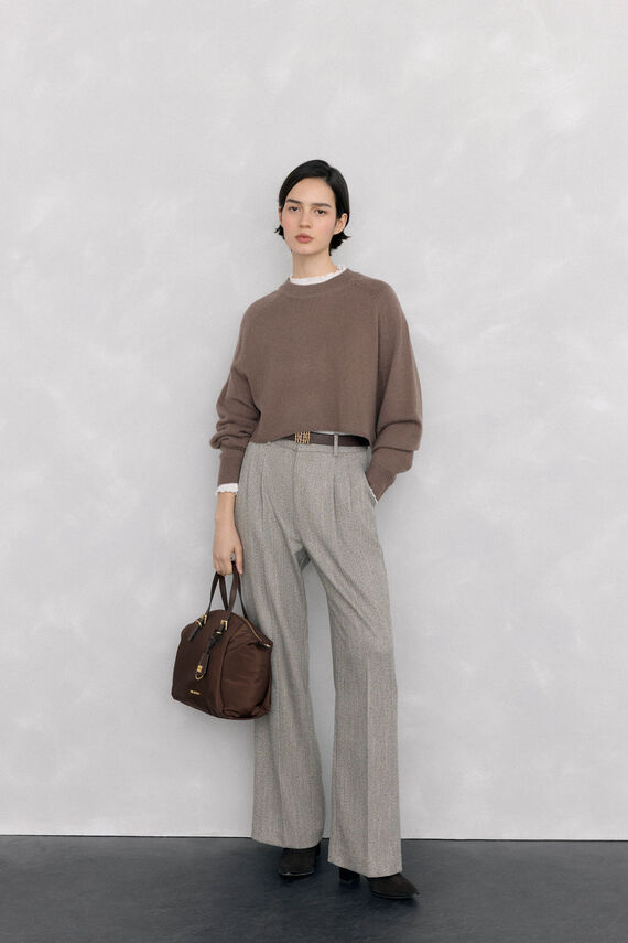 Jersey oversize cropped