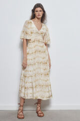 Pedro del Hierro Vestido franzido c&oacute;s Verde