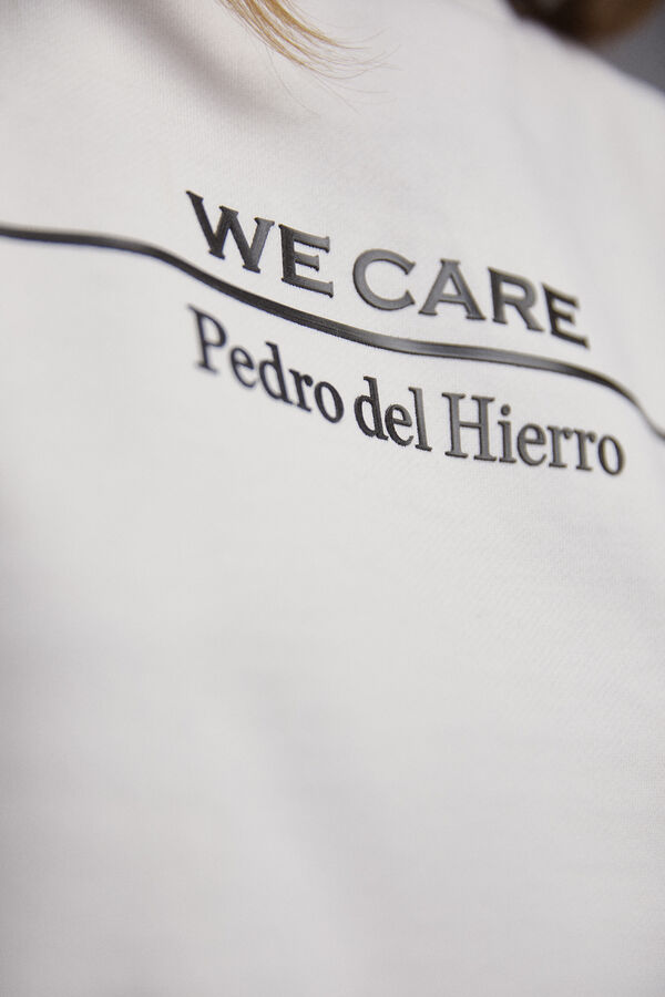 Pedro del Hierro Sweatshirt logo eco Beige