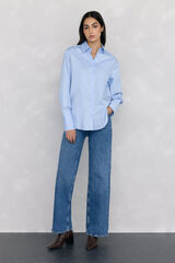Pedro del Hierro Camisa oversize lisa Azul
