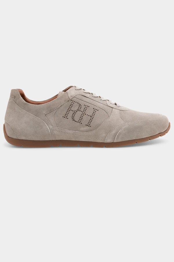 Pedro del Hierro Sapato de pele Cizento