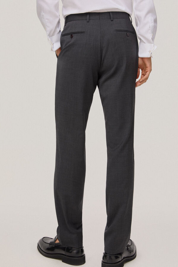 Pedro del Hierro Pantalón traje gris en slim fit Gris