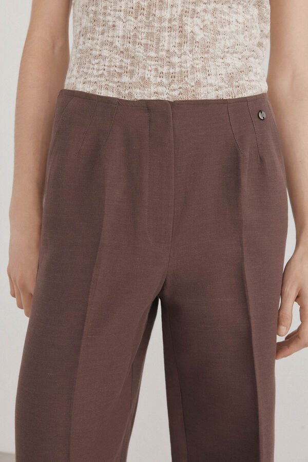 Pedro del Hierro Cal&ccedil;a de fato Marrom