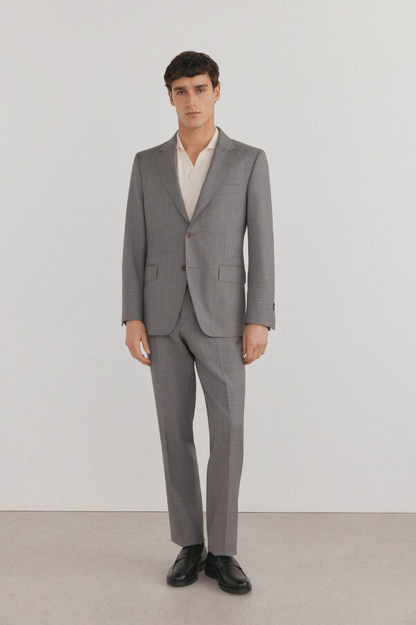 Pedro del Hierro Americana tailored fit Gris