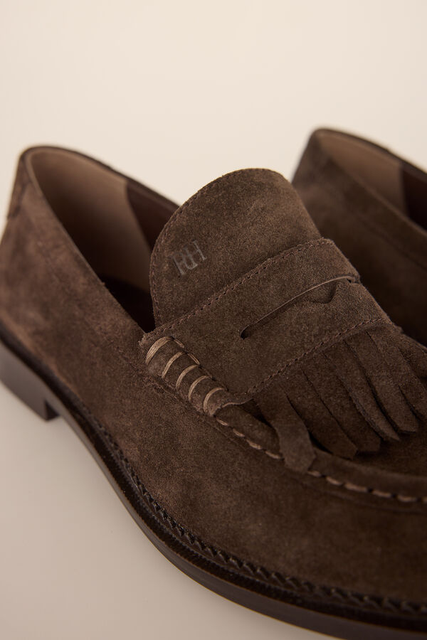 Pedro del Hierro Mocas&iacute;n ante marr&oacute;n Marr&oacute;n