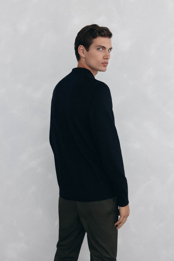 Pedro del Hierro Camisola gola polo Preto