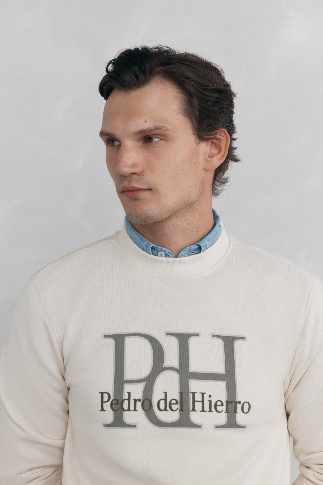 Pedro del Hierro Sudadera logo cuello caja