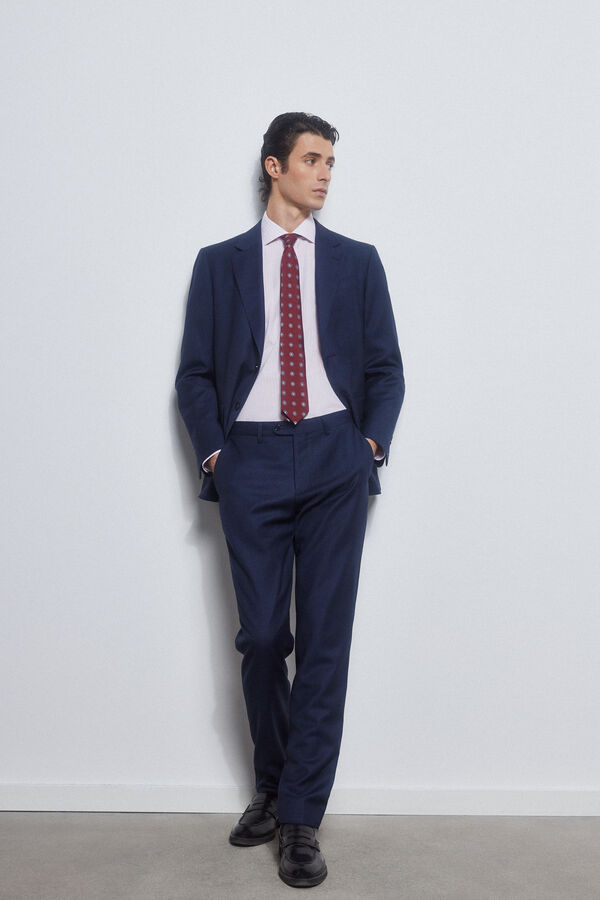 Pedro del Hierro camisa formal riscas non iron + antimanchas Rosa