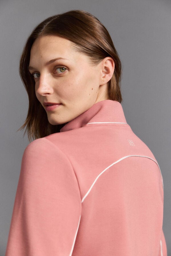 Pedro del Hierro Sudadera t&eacute;cnica golf Rosa