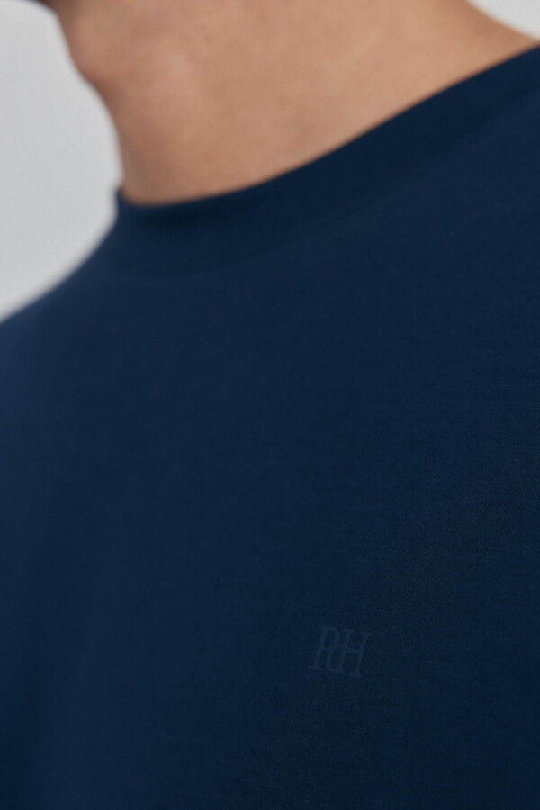 Pedro del Hierro Camiseta mercerizada Azul