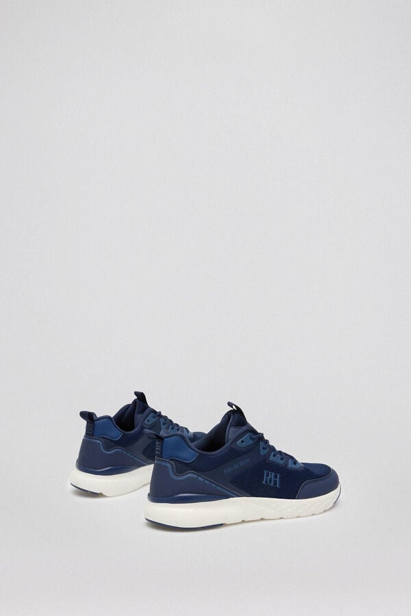 Pedro del Hierro Sapatilhas t&ecirc;xtil cord&otilde;es Azul