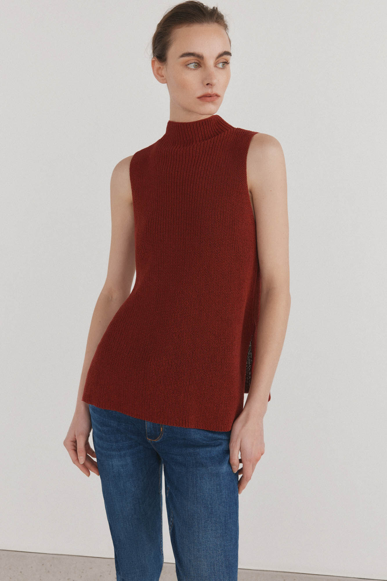 Pedro del Hierro Chaleco de punto cinta