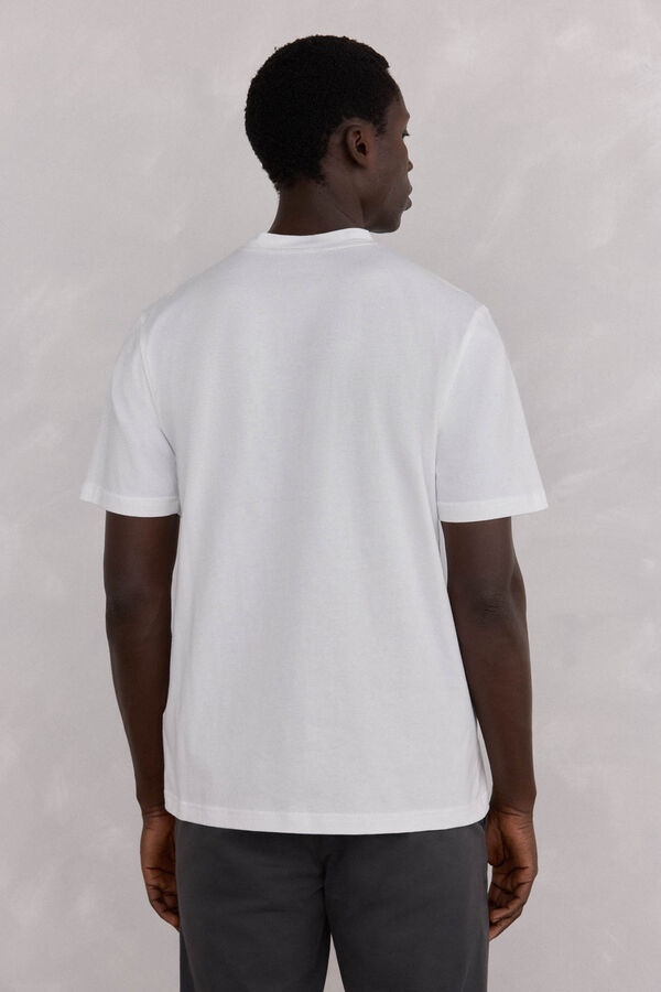 Pedro del Hierro Camiseta logo Blanco