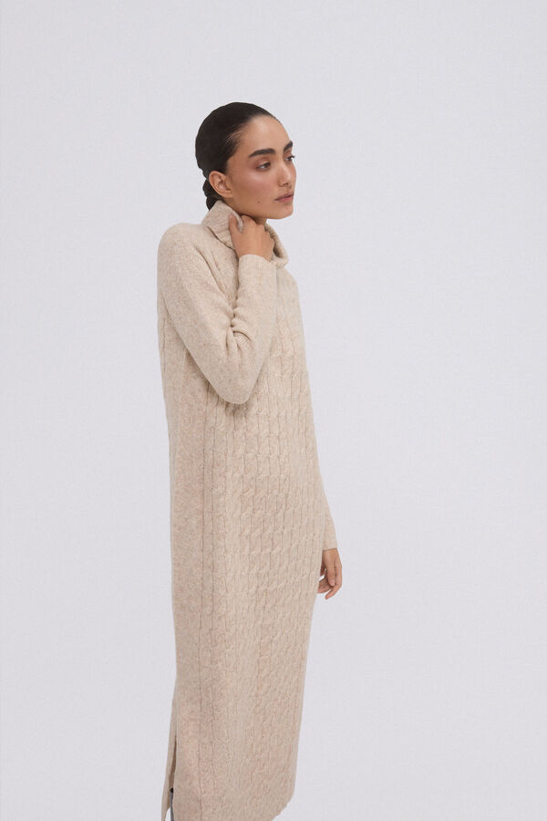 Pedro del Hierro Vestido de punto ochos centrales Gris