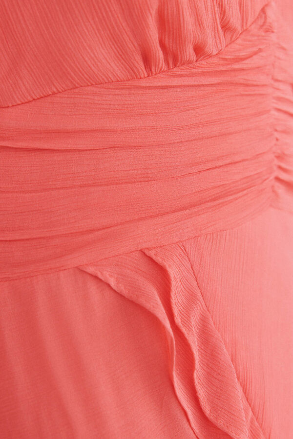 Pedro del Hierro Vestido con volantes Rojo